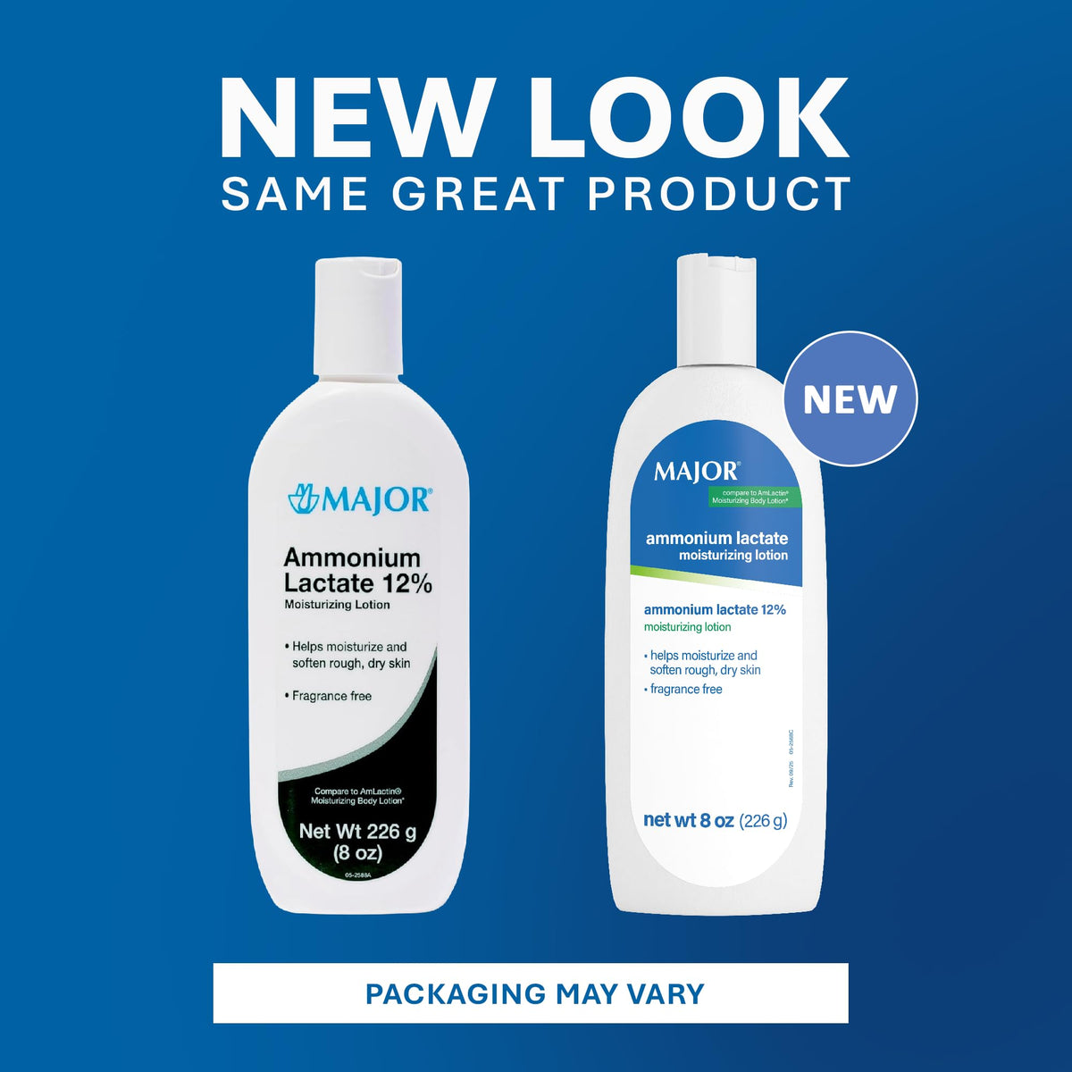 MAJOR in bathroom scene on shelf conveying daily routine ease and consistent use benefit