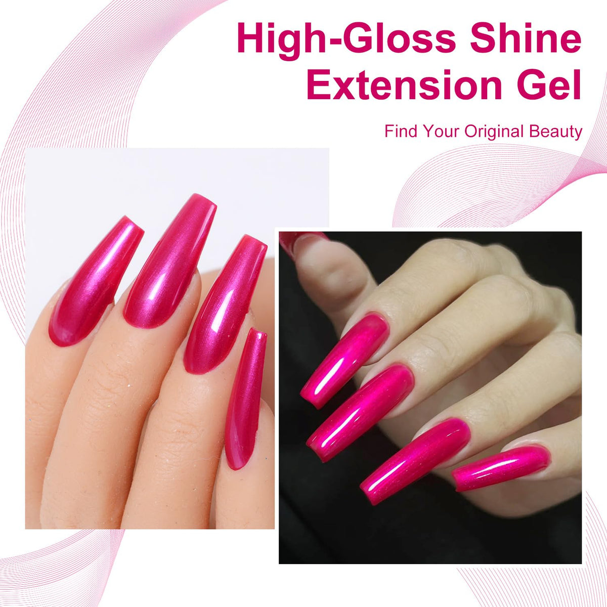 Major Dijit close-up of glossy finish showing shimmer and high shine benefit