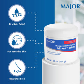 MAJOR 16 oz jar beside common objects showing generous quantity benefit