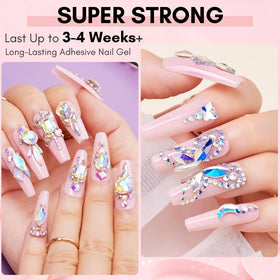 Makartt application with tweezers placing rhinestone for accurate, clean placement