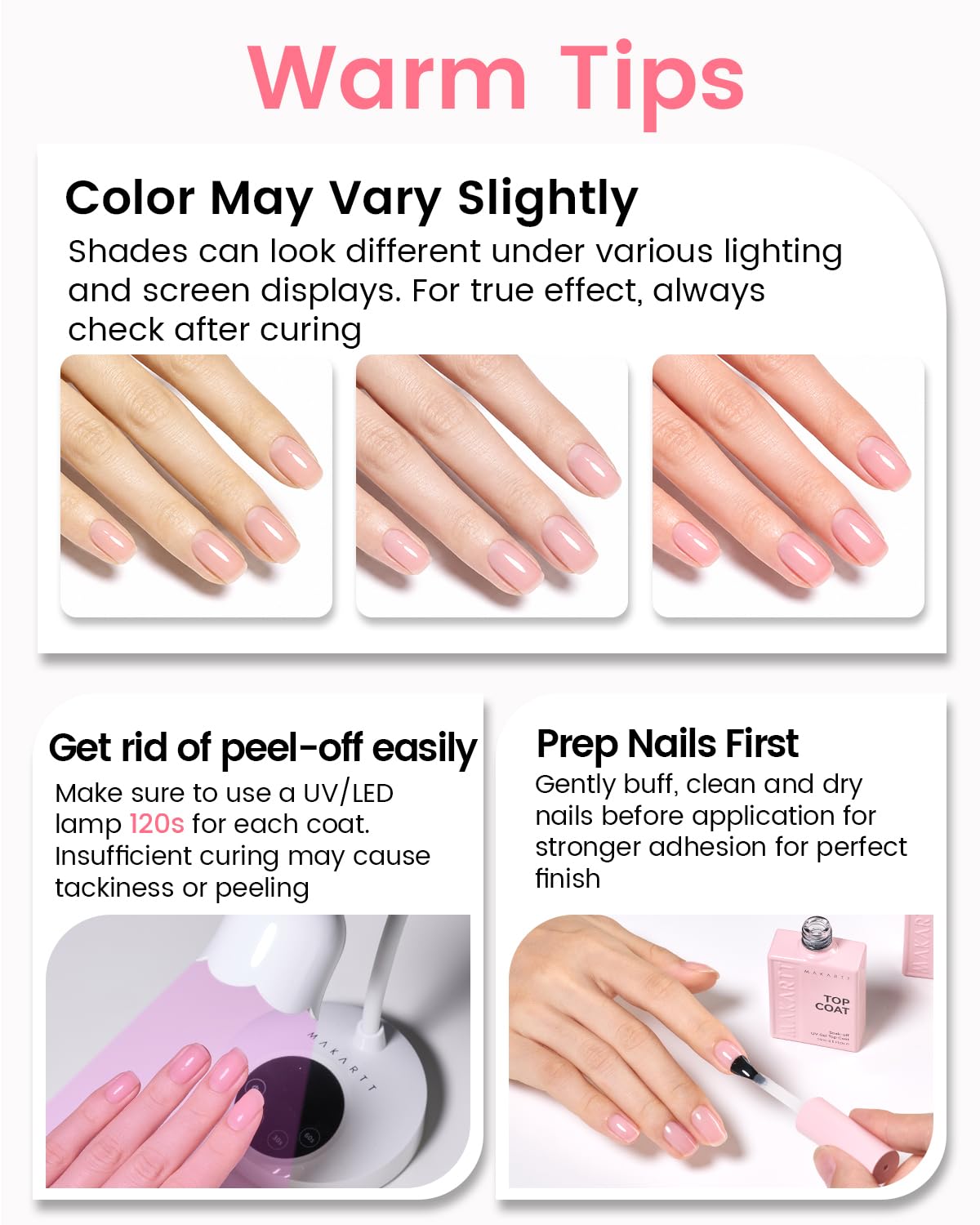 Makartt at-home manicure setup with lamp showing easy DIY convenience