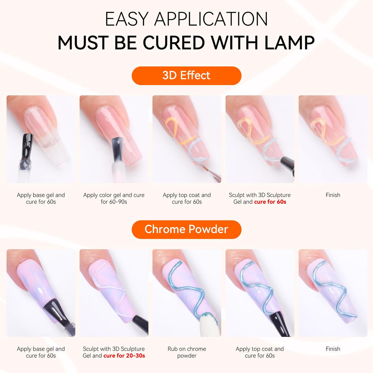 Makartt tube beside fingers to show size and easy tool-free application