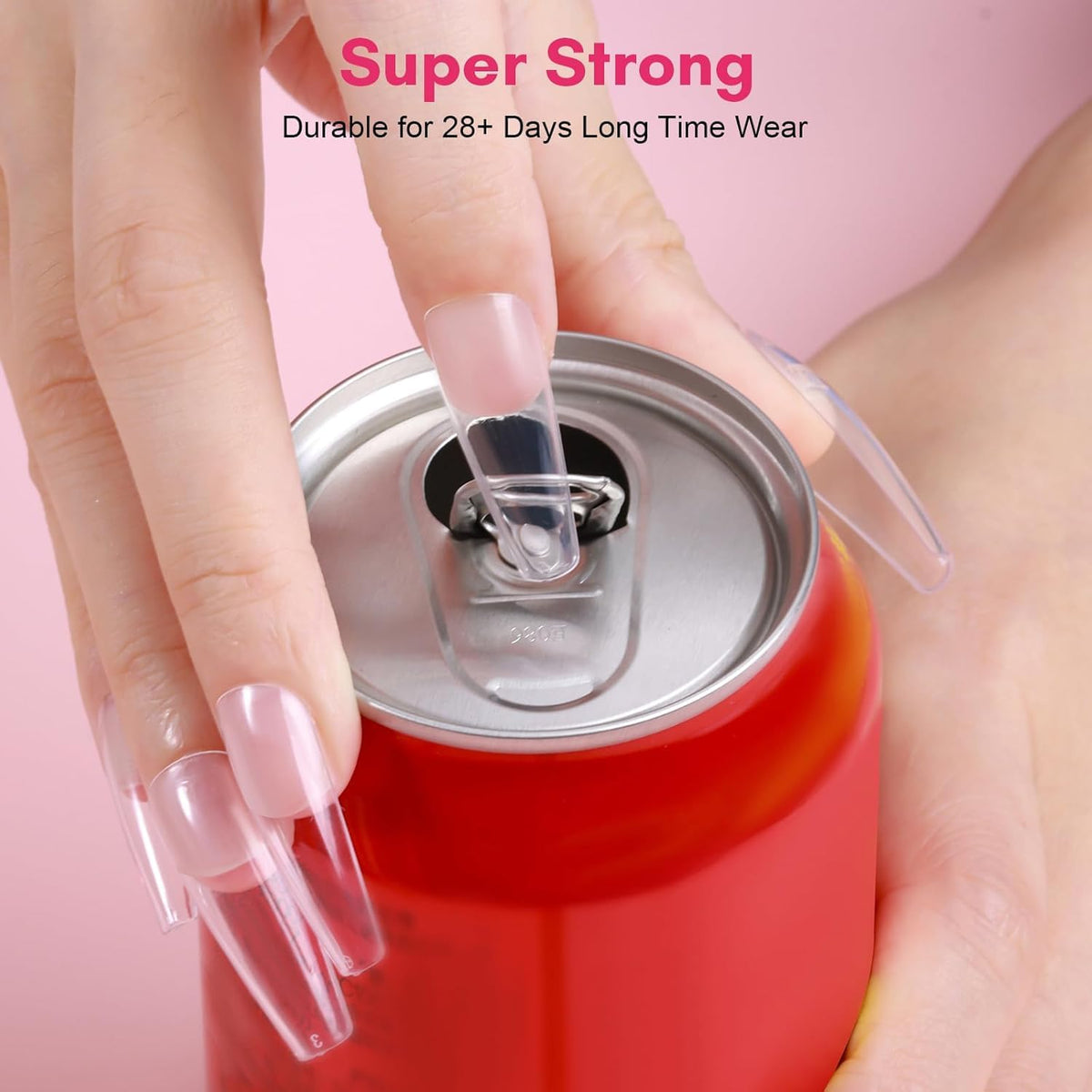Makartt clear finish on a manicure highlighting invisible bond and polished look