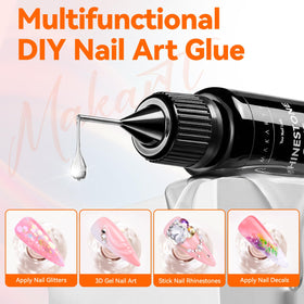 Makartt clear gel texture demonstrating non-yellowing finish