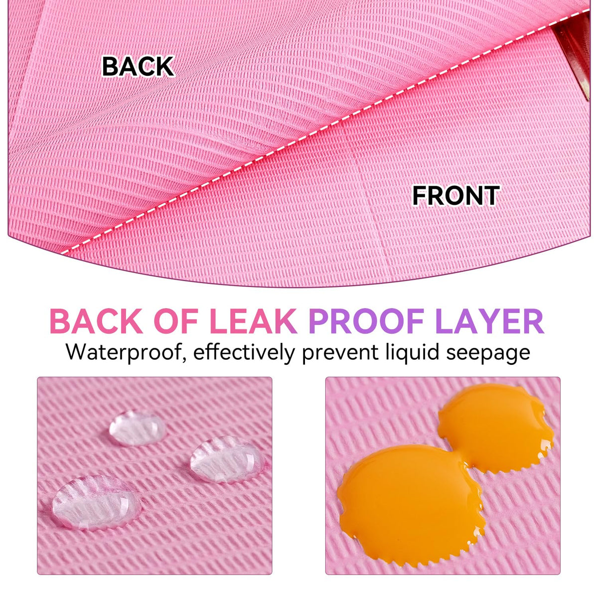 Makartt close-up of 3-ply edge highlighting layered absorbency and durability