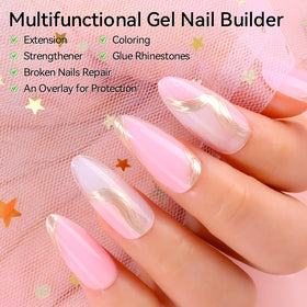 Makartt close-up gel texture highlighting thick, sculptable consistency for clean shaping