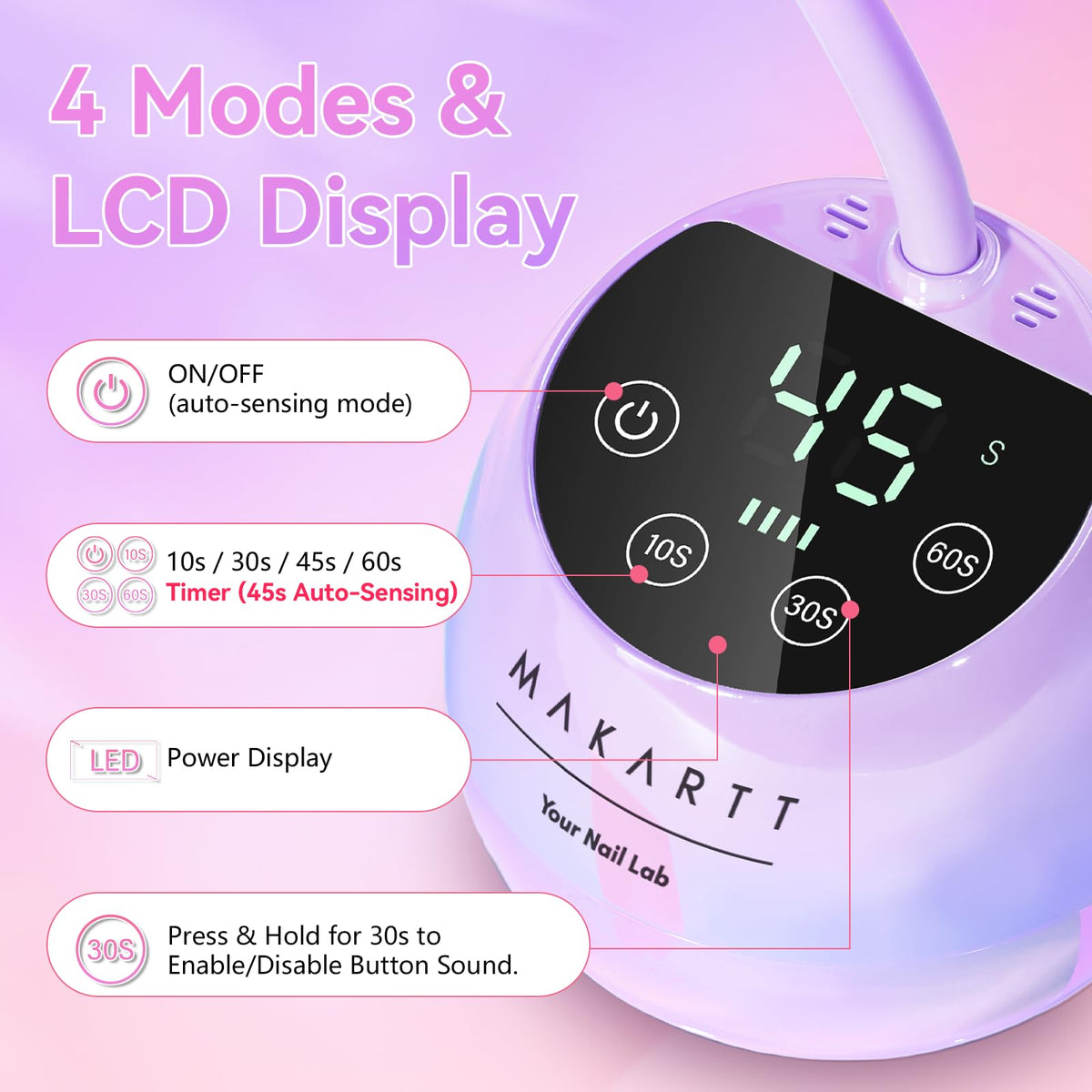 Makartt lamp charging from power bank highlighting cordless travel convenience