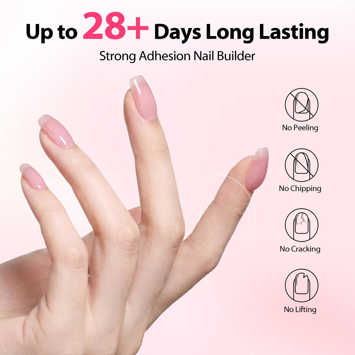 Makartt cured nails in lifestyle shot showing long-lasting salon look