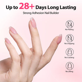 Makartt cured nails in lifestyle shot showing long-lasting salon look