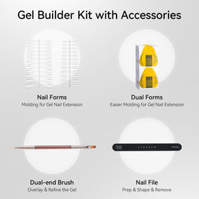 Makartt dual-ended brush close-up for precise shaping and detailed nail work