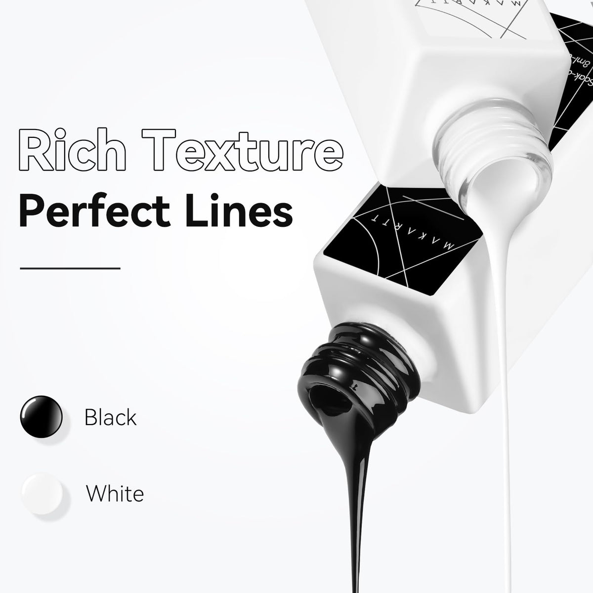 Makartt two 8ml bottles side by side highlighting classic colors
