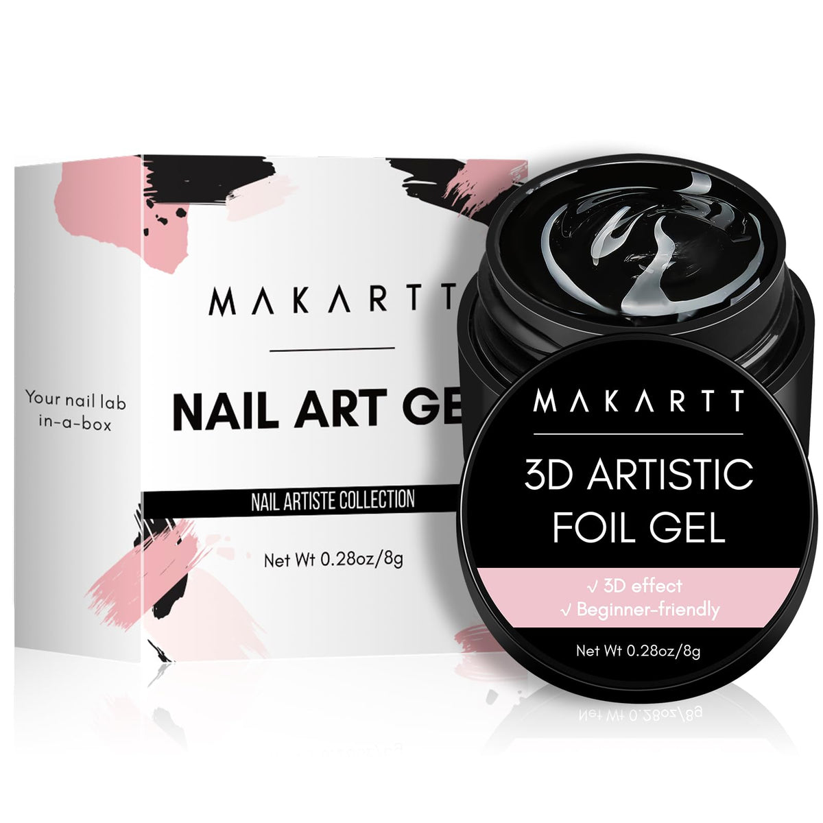 Lifestyle shot of finished nails using Makartt showing salon-quality results