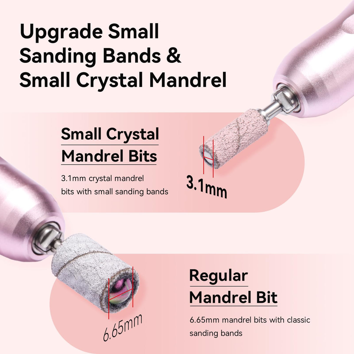 Makartt color-coded sanding bands in four grits for quick selection and workflow
