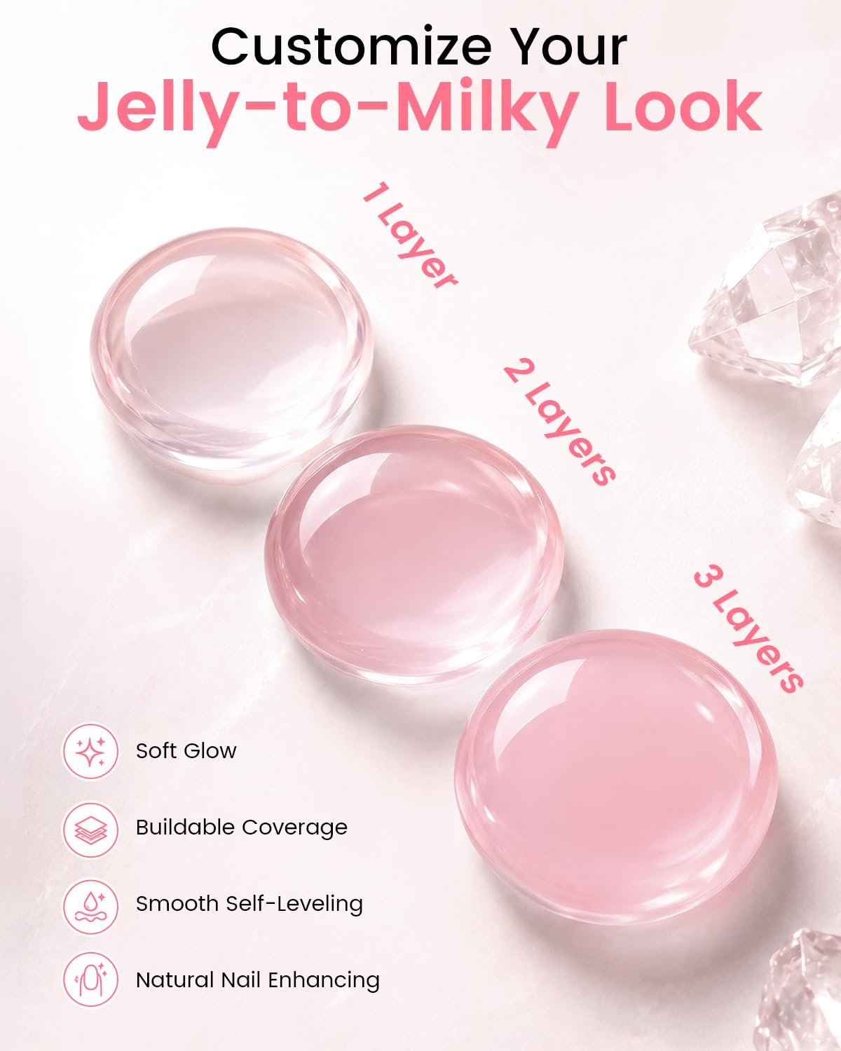 Makartt application on French manicure showing precise buildable coverage