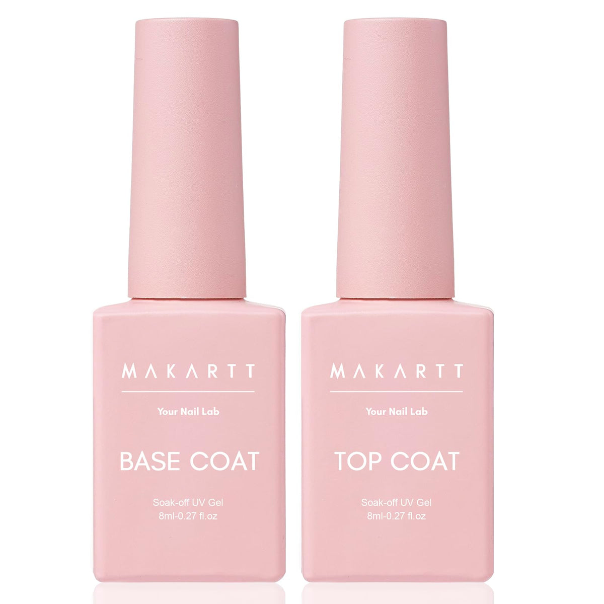 Makartt front packaging showing clear base and top kit for durable shine