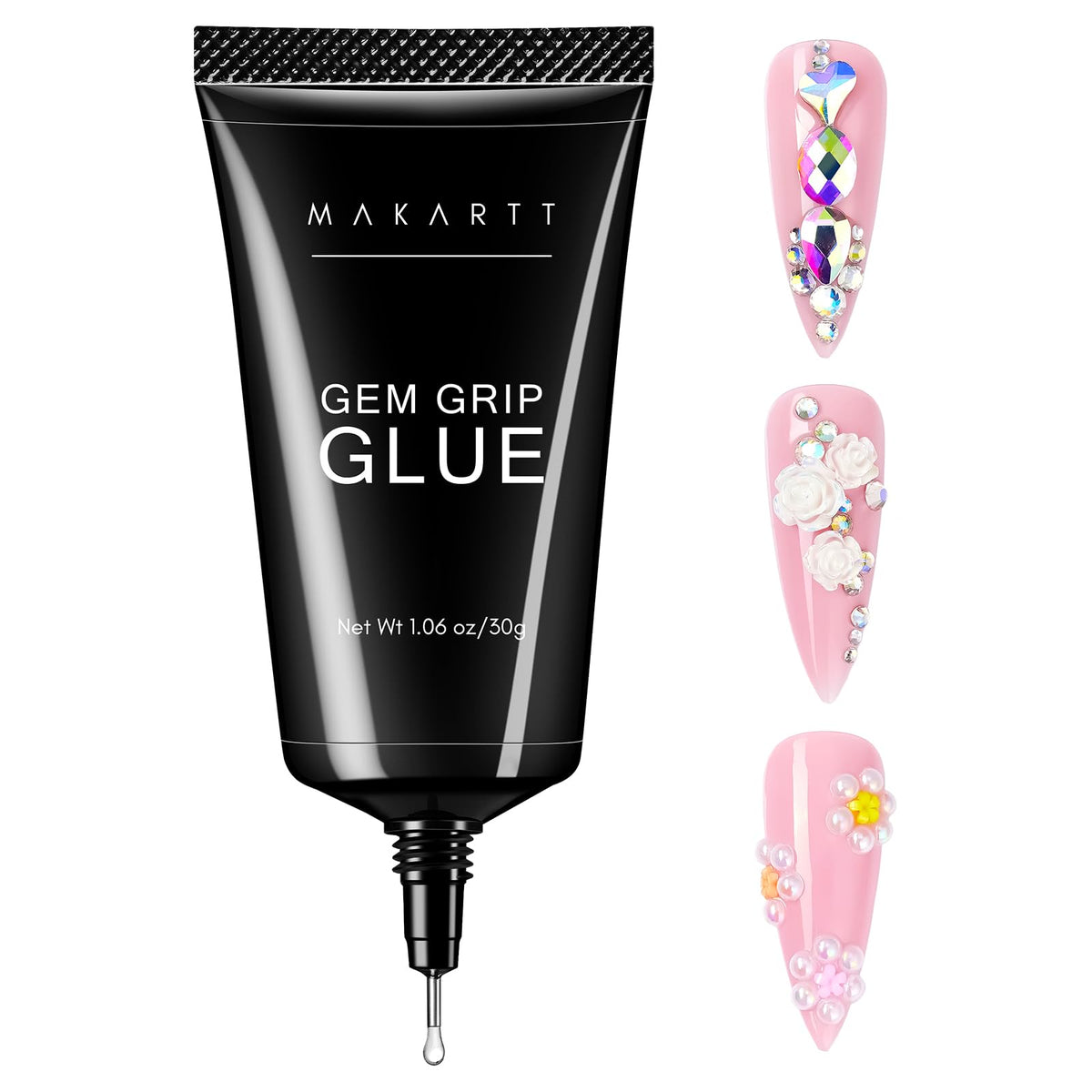 Makartt front tube showing product and branding for neat application benefit