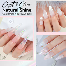 Makartt gel filed smooth nail edge showing neat, salon-ready refinement benefit