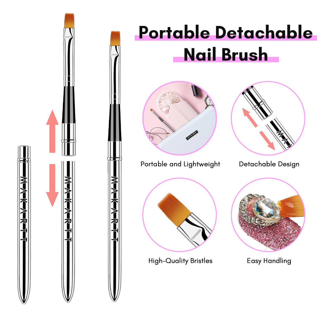 Makartt glue used to place gems on nail in-progress for control