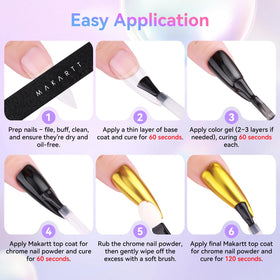 Makartt hand model showcasing salon-style mirror finish for polished nails