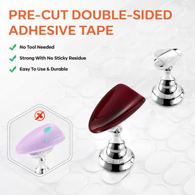 makartt holders with sticky tabs included for residue-free placement