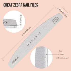 Makartt nail file in salon setting used by technician for accurate shaping