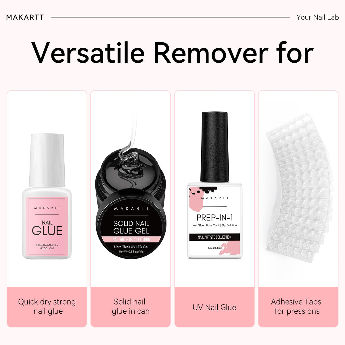 Makartt in use application on press-on nail showing precise dropper placement and safety