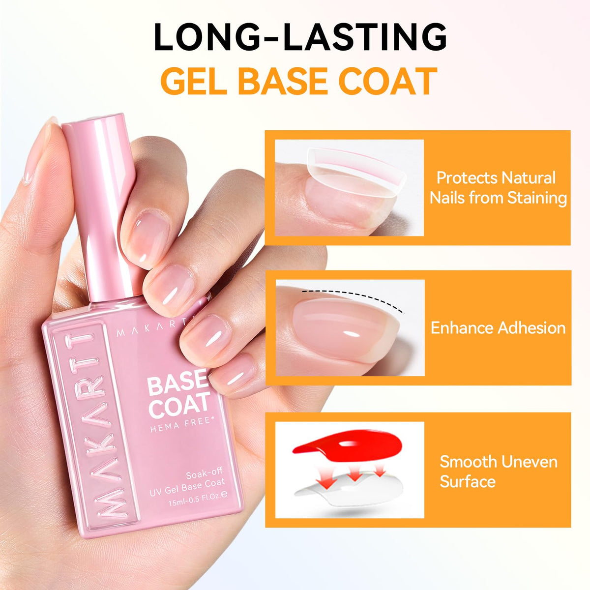 Makartt in-use photo curing nails under UV LED lamp for durable, salon-quality results