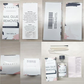 Makartt label and ingredients detail focusing on HEMA-free claim and user guidance