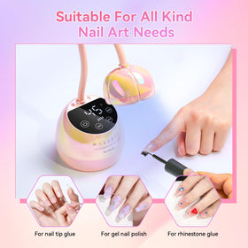 Makartt LCD screen and timer buttons detail, easy timer selection and clear display
