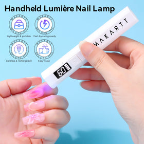 Makartt close-up LCD display and single button for simple operation