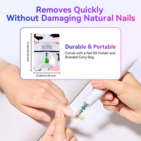 Makartt portable kit inside a bag for on-the-go nail fixes and mobile services