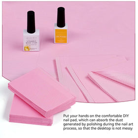 Makartt mat on salon desk creating a professional, hygienic work area