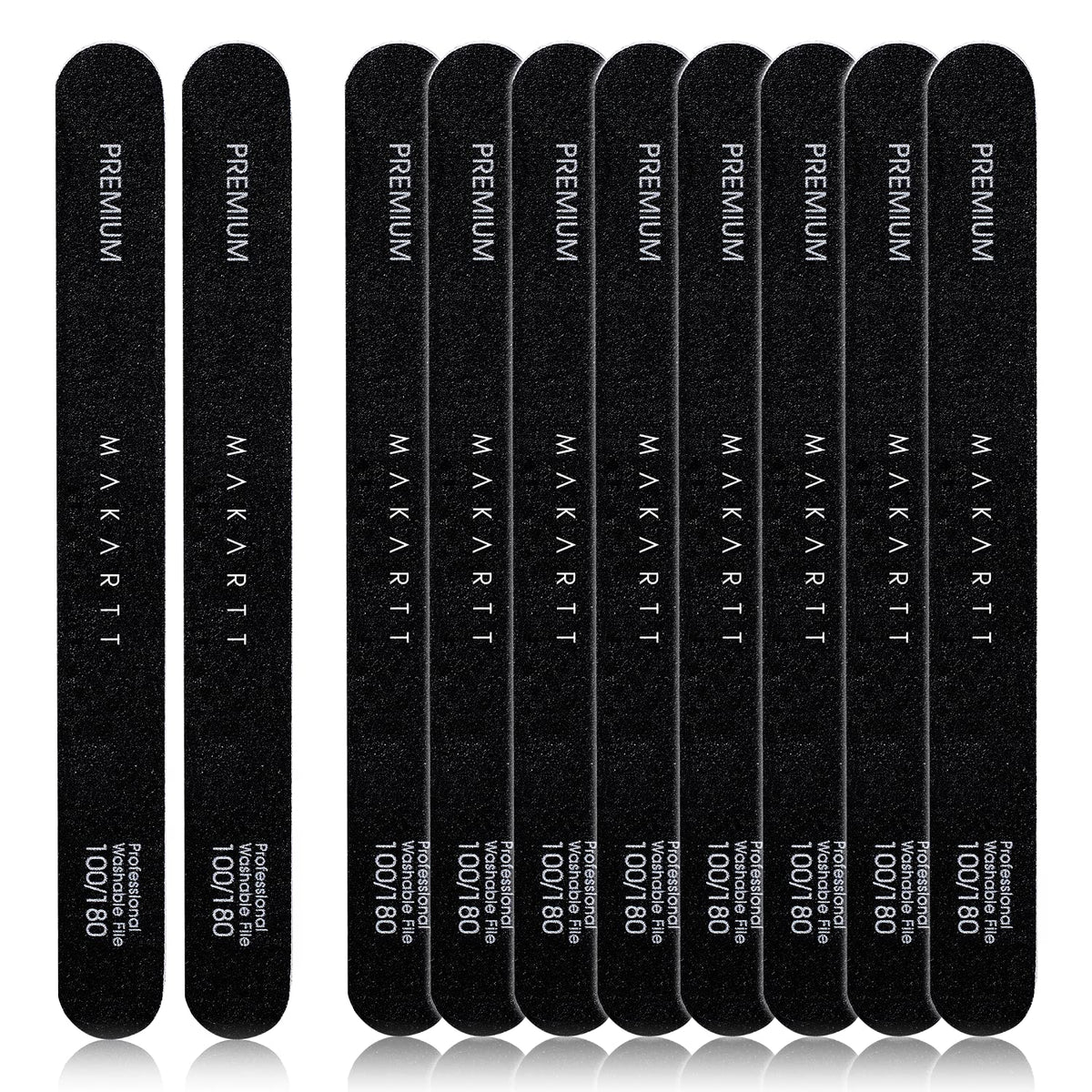 Makartt nail files arranged on salon workstation conveying professional readiness