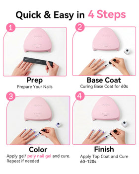 Makartt lamp in a travel bag among cosmetics showing portable gift-friendly size
