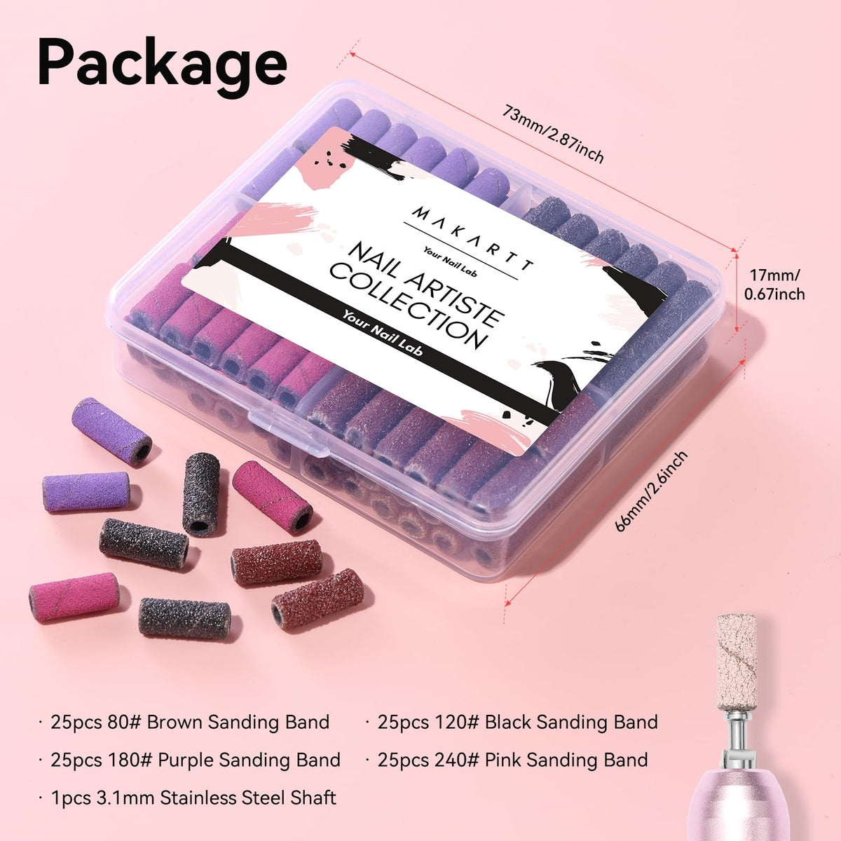 Makartt kit in a travel bag lifestyle shot for on-the-go nail maintenance