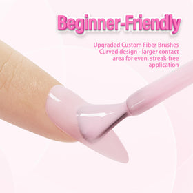Makartt texture drop of gel showing glossy jelly consistency for buildable translucency