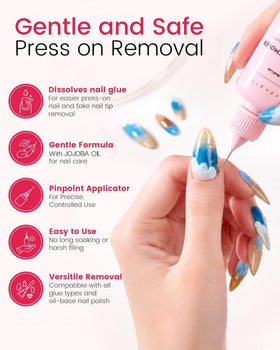 Makartt needle-tip applicator close-up for precise glue placement benefit