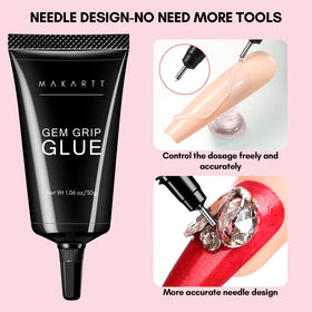 Makartt needle tip close-up illustrating precise dispensing for accurate placement