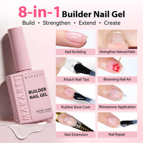 Makartt open bottle with brush applicator demonstrating easy application