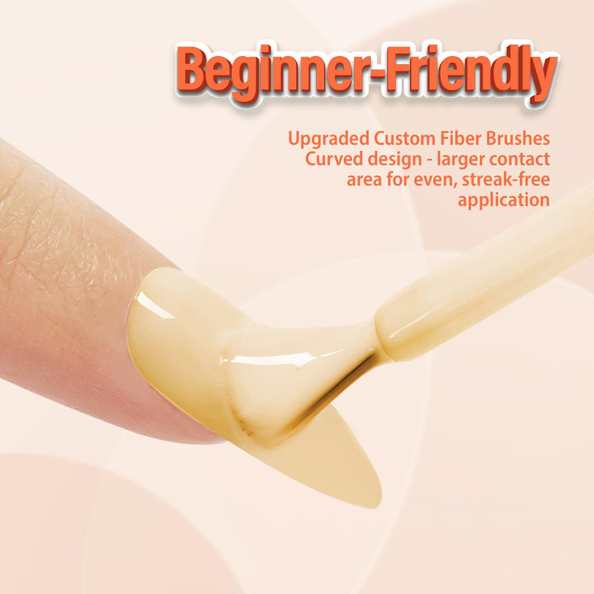 Makartt polished nail tip showing glossy cured finish and even coverage