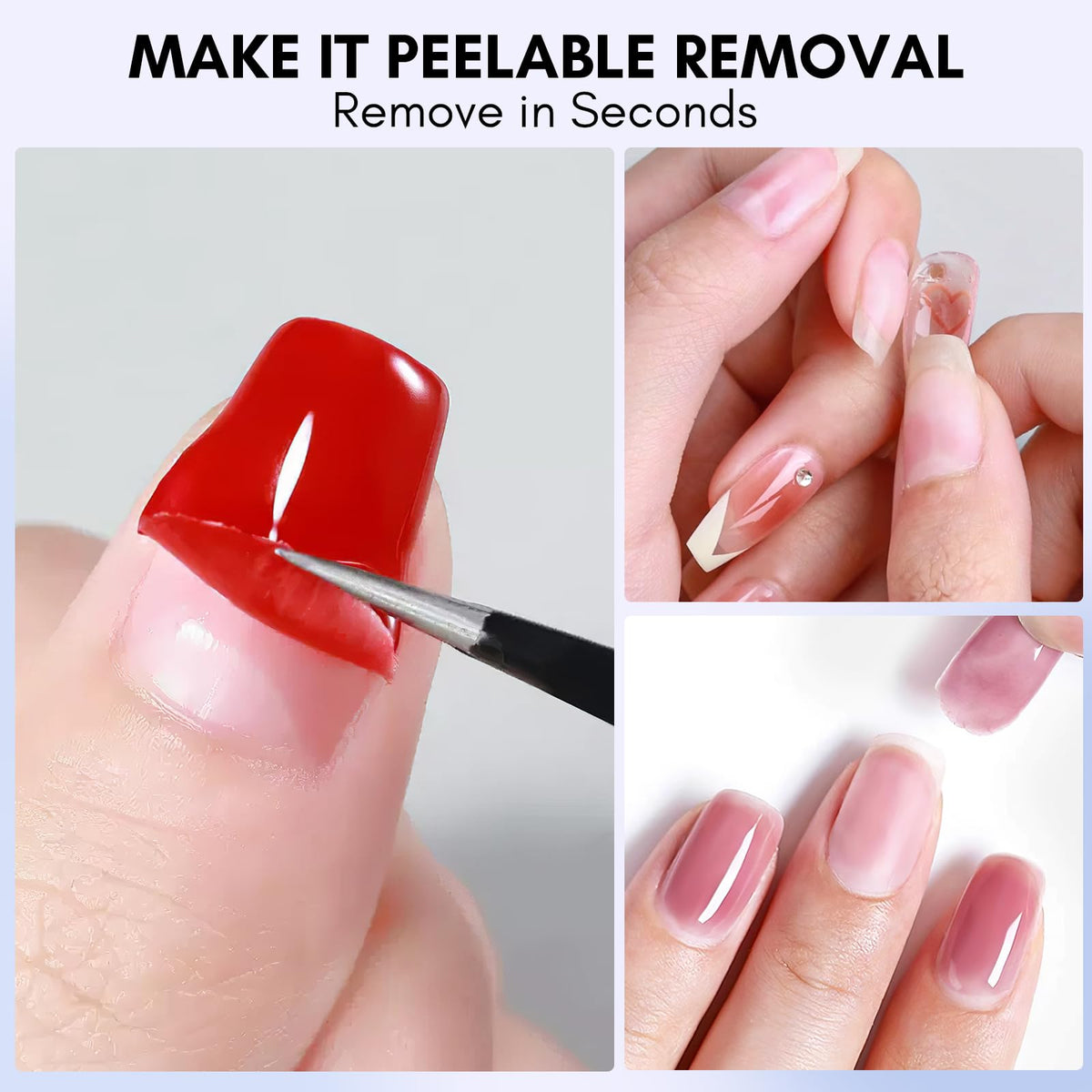 Makartt removal demo peeling gel off to show quick damage-free takeoff