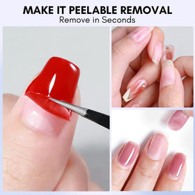 Makartt removal demo peeling gel off to show quick damage-free takeoff