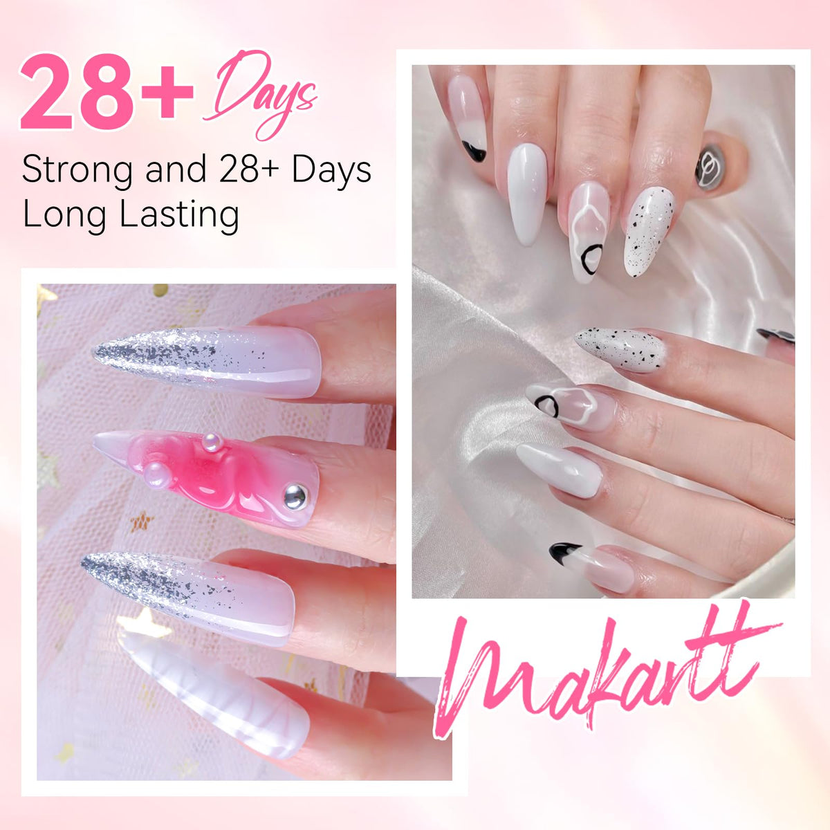 Makartt removed filed nail demonstrating safe mechanical removal and surface prep benefit