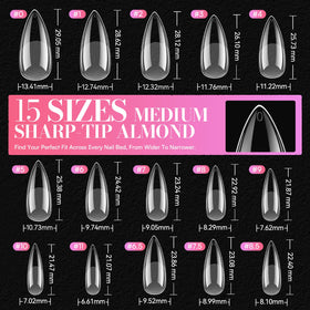 Makartt tips reshaped to stiletto and coffin, multi-style customization benefit