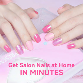 Makartt securing rhinestones on nails showing detailed nail art durability benefit