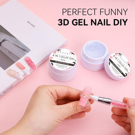 makartt gel used as rhinestone glue securing crystals firmly