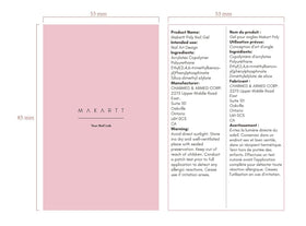 Makartt salon lifestyle setting with stylist applying gel for professional results