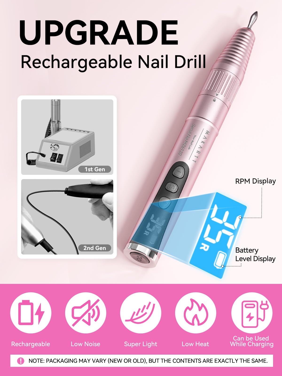 Makartt arrangement of sanding bands and bits offering versatile filing options