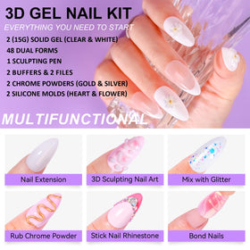 Makartt sculpting pen tip detail enabling precise 3D nail art