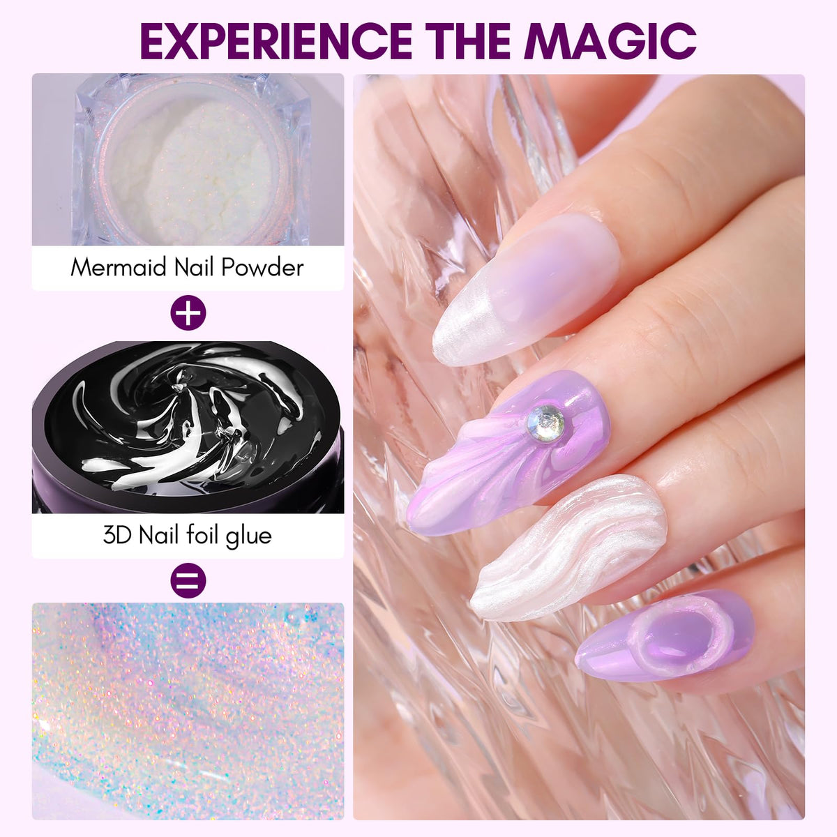 Shell and ripple effect made with Makartt showing sculpted dimensional look